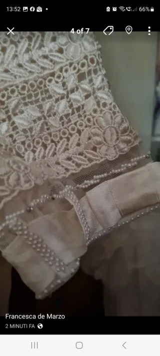 Abito da sposa vintage  con pizzo