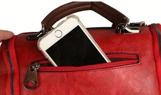 Bolso Vintage Mujer Rojo y Marrón