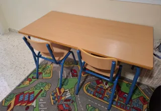 Mesa colegio vintage