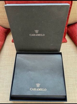 Funda Caramelo Piel iPad/Tablet Azul