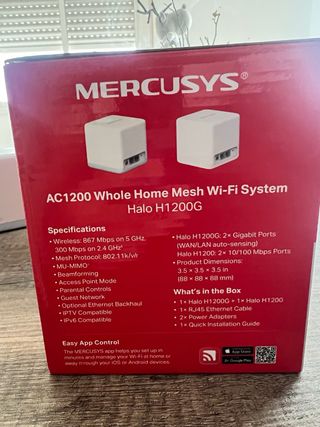 MERCUSYS AC1200 Whole Home Mesh Wi-Fi System