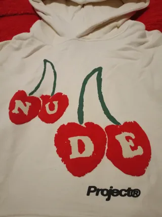 Sudadera Nude Project Roja y Blanca