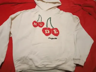 Sudadera Nude Project Roja y Blanca