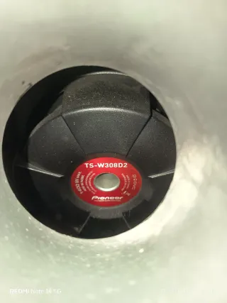 Cajón Subwoofer Pioneer Negro/Plateado