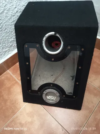 Cajón Subwoofer Pioneer Negro/Plateado