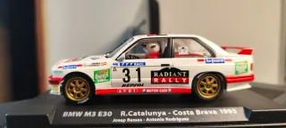 Scalextric scx fly slot BMW M3 E30 Rally 1995