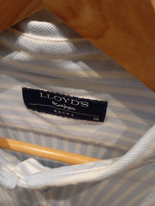 Camisa Lloyds Rayas Azules Talla 48