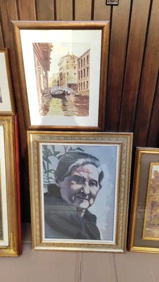 Lotto 25 quadri vecchi