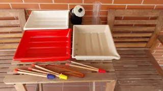 Kit revelado Colortinox: cubetas, pinzas y tanques