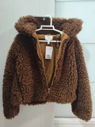 Chaqueta borreguito marrón