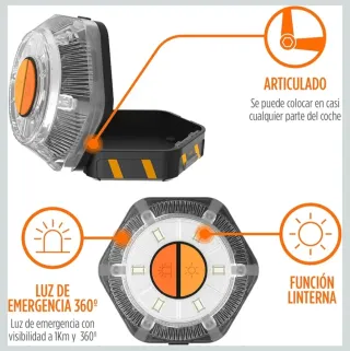 KSIX Luz Emergencia V16 Coche/Moto
