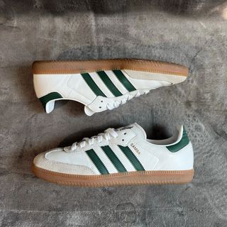 Adidas Samba Hombre Talla 40 Verde/Blanco