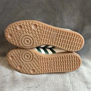 Adidas Samba Hombre Talla 40 Verde/Blanco