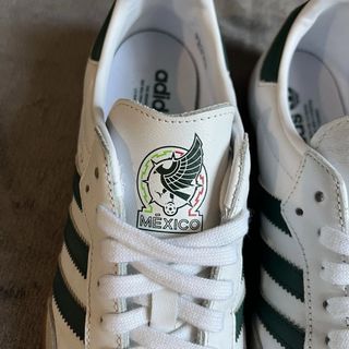 Adidas Samba Hombre Talla 40 Verde/Blanco