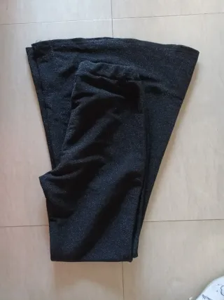 Mallas campana fiesta brillo negro