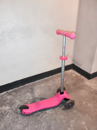 Patinete infantil Globber 3 ruedas rosa