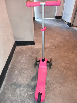 Patinete infantil Globber 3 ruedas rosa