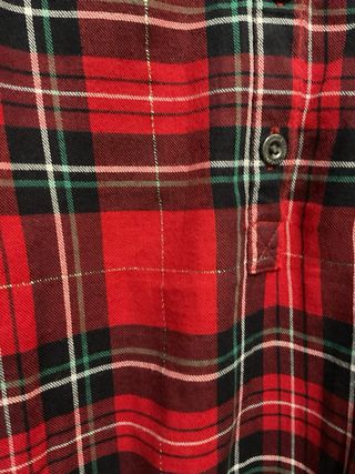 Vestito rosso scozzese con cinturino di corda LOGG