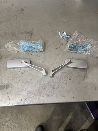 Retrovisor moto aluminio 10€ juego