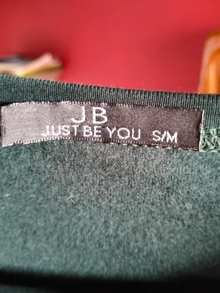 Camiseta manga larga verde JUST BE YOU S