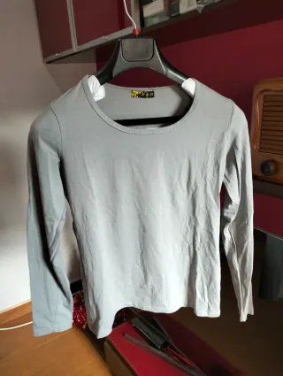 Camiseta manga larga verde JUST BE YOU S