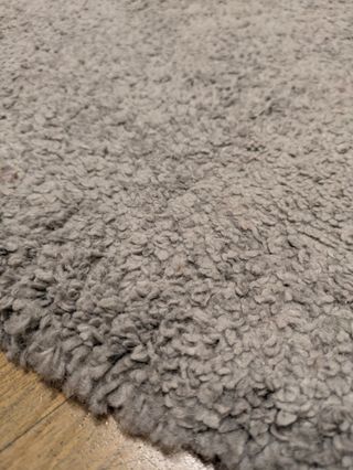 Alfombra redonda gris