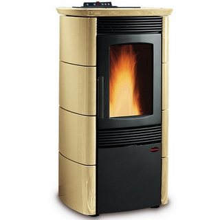 Stufa a pellet Divina Pergamena +canna fumaria