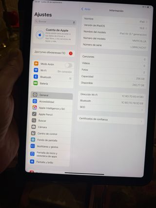 iPad Air 5 Pantalla y Piezas Repuesto