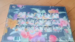 Bandeja cristal flores relieve