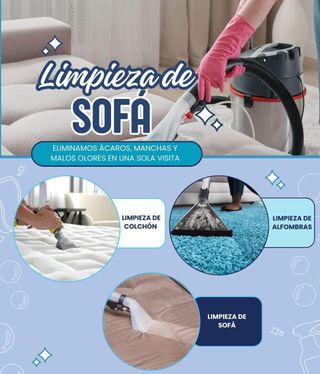 Limpieza de sofa, colchones