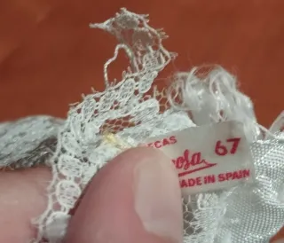 Vestido Comunión Nancy Encaje y Lazo