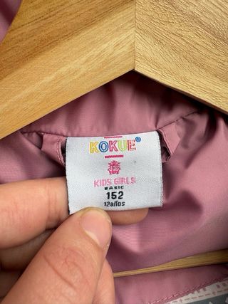 Abrigo niña rosa 152