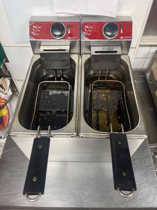 Freidora doble 4L