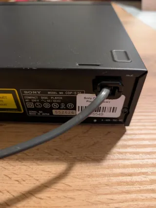 Sony CDP S37 Lettore CD