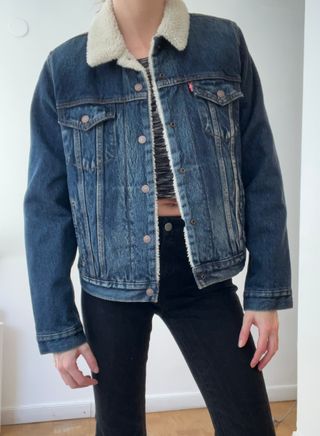 Cazadora vaquera Levi's Sherpa Trucker Azul