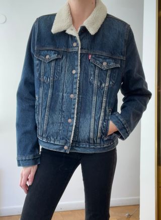 Cazadora vaquera Levi's Sherpa Trucker Azul