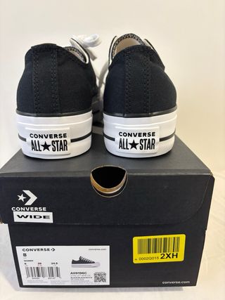 Converse Chuck Taylor T.39 Negras y Blancas