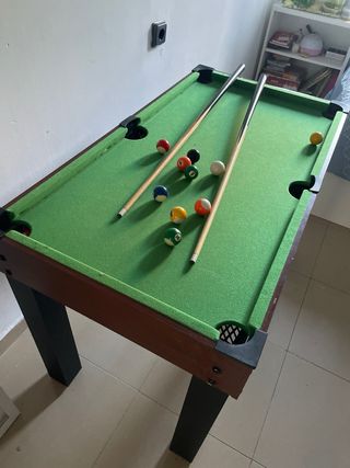 Futbolín, Billar y Tenis de Mesa 3 en 1