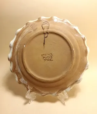 MATHE IMRE KOROND PIATTO Ceramica UCCELLO