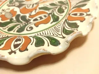 MATHE IMRE KOROND PIATTO Ceramica UCCELLO