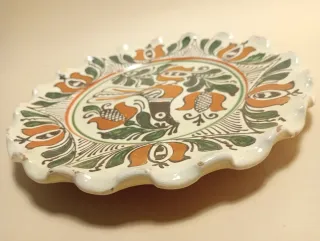 MATHE IMRE KOROND PIATTO Ceramica UCCELLO