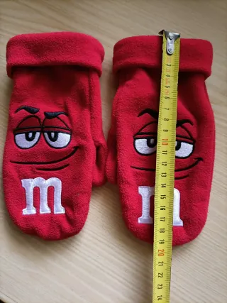Manoplas (guantes) M&M's Rojas 19'5 cm