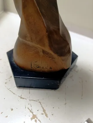 Virgen María con Niño Jesús - Talla Madera