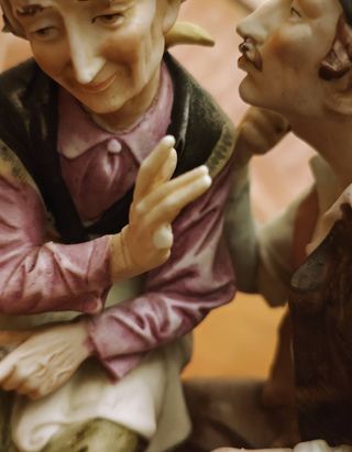 Set 3 statuine Capodimonte Bruno Merli