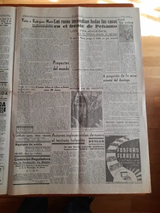 Periódico Libertad Guerra Mundial