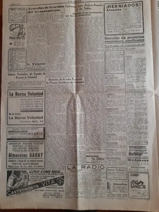 Periódico Libertad Guerra Mundial