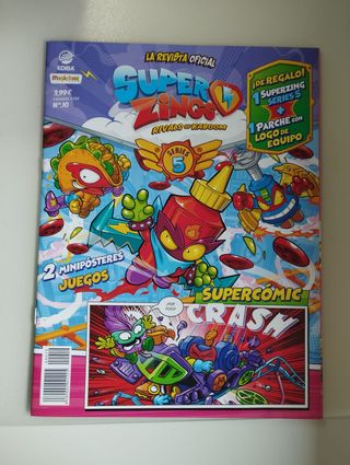 Pack de 3 revistas de Superzings.