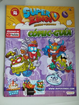 Pack de 3 revistas de Superzings.