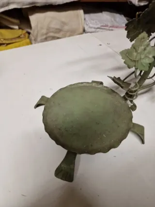 Porta Decanter Ferro Foglie Vite Sec. XX