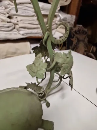 Porta Decanter Ferro Foglie Vite Sec. XX